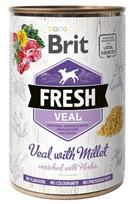 Šunų maistas Brit FRESH veršiena ir soros 400g