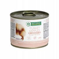 Šunų pašaras su kalakutiena ir obuoliais 200g Natures Protection