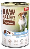 Šunų maistas VetExpert Raw Paleo Dog Puppy Cod 400g