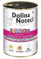 Šunų ėdalas DOLINA NOTECI PREMIUM JUNIOR su kalakutų širdelėmis 400g