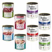 Šlapias šunų pašaras Dolina Noteci Premium Super Rafi, skonių rinkinys, 8 x 800 g