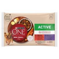 Šunų maistas PURINA ONE MINI/SMALL ACTIVE 340 g (4 x 85 g)