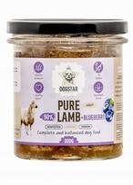 Šunų konservai DOGSTAR lamb su mėsa, mėlynėmis ir obuoliais, 90% mėsos