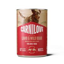 Šunų konservai CARNILOVE ėriena ir šerniena 400g