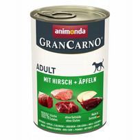 Šunų konservai Animonda GranCarno Adult su elniena ir obuoliais 400g