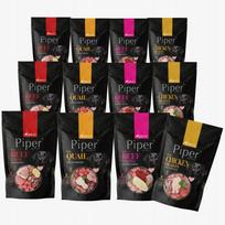 Šunų maistas PIPER Dolina NOTECI MIX, 4 skoniai, 12 x 500g