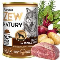 Šlapias šunų ėdalas ZEW NATURY 400g su elniena suaugusiems šunims