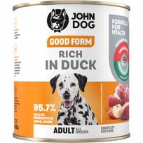 Šunų konservai John Dog Good Form Duck Rich, 800 g
