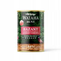 Šunų maistas WATAHA HUNT Monoprotein fazanas su morkomis ir slyvomis 400g
