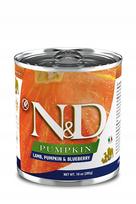 Šunų konservai Farmina N&D Pumpkin su ėriena, moliūgu ir mėlynėmis, 285 g