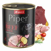 Šunų konservai su jautienos kepenimis 800g PIPER DOLINA NOTECI