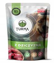 Šunų ėdalas Turna su elniena ir morka, 86% mėsos, 500g