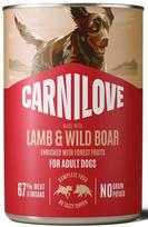 Šunų ėdalas CARNILOVE Lamb & Wild Boar 400g
