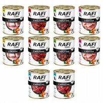 Šlapių šunų maistas Rafi Classic MIX OF FLAVORS 10x800g