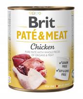 Konservuotas šunų maistas BRIT PATE & MEAT CHICKEN 800g