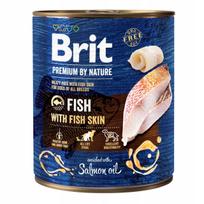 Šlapias šunų maistas Brit Premium By Nature Adult Fish Fish Skin, 800g