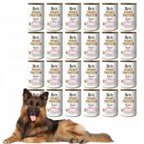 Šunų konservai Brit Mono Protein Rabbit 24x400g
