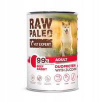Šunų konservai Raw Paleo Adult Duoprotein su jautiena ir triušiena, 400 g