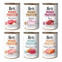 Šunų konservai Brit Mono Protein Mix, 6x400g