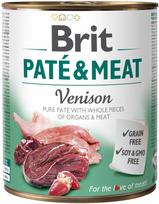 Šunų konservai BRIT Paté and Meat Venison 800g