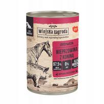Šunų pašaras WIEJSKA ZAGRODA su kiauliena ir arkliena 400 g