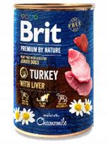 Šunų konservai Brit Premium By Nature Junior Turkey with Liver, 400g