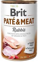Šunų konservai Brit Pate&Meat su triušiena, 800 g
