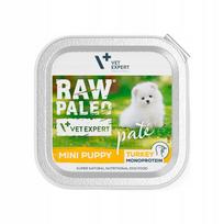 Šlapias pašaras šunims Vet Expert Raw Paleo Pate Mini Puppy Turkey 150g