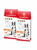 Šunų pašaras Canivera Puppy&Junior Lamb&Rice 2×3 kg su pincetu dovanų