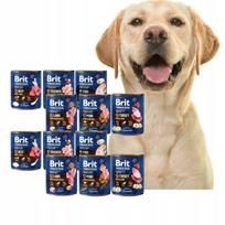 Šunų ėdalas BRIT PREMIUM BY NATURE, 12 x 800 g, įvairių skonių