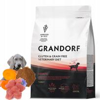 Šunų pašaras Grandorf Veterinary Diet Hepatic Turkey 1 kg