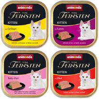 Šlapi kačių ėdalas ANIMONDA Vom Feinsten Kitten, įvairių skonių, 32 x 100 g