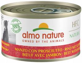 Šunų konservai Almo Nature HFC Natural jautiena ir kumpis, 95 g