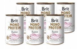 Šunų konservai BRIT MONO PROTEIN RABBIT 6x400g