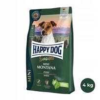 Sausas šunų maistas Happy Dog Sensible Mini Montana be grūdų, arklienos, 4 kg