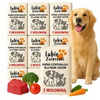 Šunų šlapias maistas Raw Meat Frozen Beef and Poultry BARF 10kg