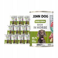 Šunų konservai su arkliena John Dog Good Form 12x400g