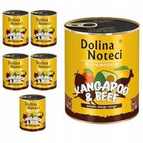 Šunų maistas DOLINA NOTECI SUPERFOOD KANGAROO BEEF 6x800g