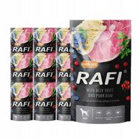 Šunų konservai RAFI su jautienos skrandžiais ir kumpiu 10x500g
