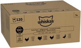 Šlapias maistas katėms Whiskas Poultry Sachets Feast jelly 120x85g