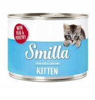 Šlapias pašaras katėms Smilla be grūdų su vištiena, 6x200 g