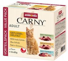 Kačių maisto rinkinys Animonda Carny Geflugel, paukštiena, 8x85g