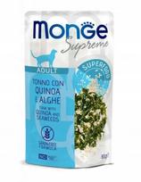 Šlapi katės maistas Monge Supreme Adult Tuna su bolivine balanda ir jūros dumbliais 80g