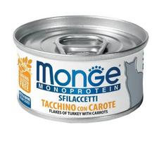 Katėms skirtas Monge Monoprotein su kalakutiena ir morka, 80g