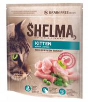 Sausas kačių maistas SHELMA junior su kalakutiena, 750g