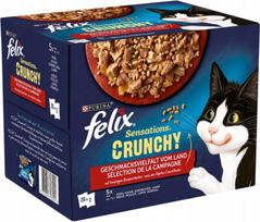 Katzenų maistas Felix Sensations Crunchy jelly, 20 x 85 g