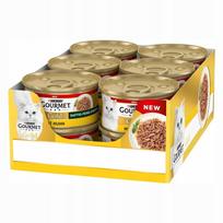 Šlapi maistas katėms Gourmet Gold su vištiena, 12 x 85 g