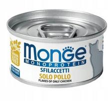 Konservuotas kačių maistas Monge Monoprotein su vištiena 80g