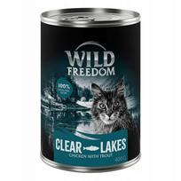 Šlapias kačių maistas Wild Freedom su upėtakiu ir vištiena 400g