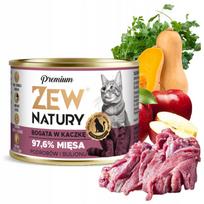 Šlapias kačių maistas su antiena 185g Zew Natury